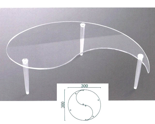 TF-004 太极型有机玻璃展台